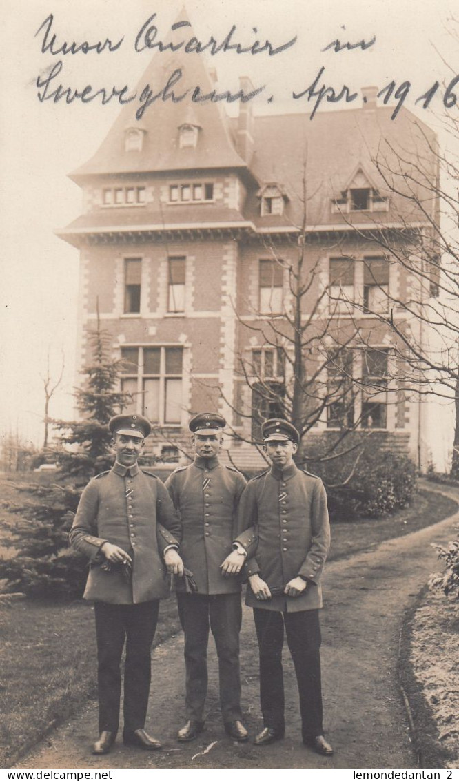 Unser Quartier Ins Sweveghem - Apr. 1916 - Fotokaart - WO 1 - Zwevegem