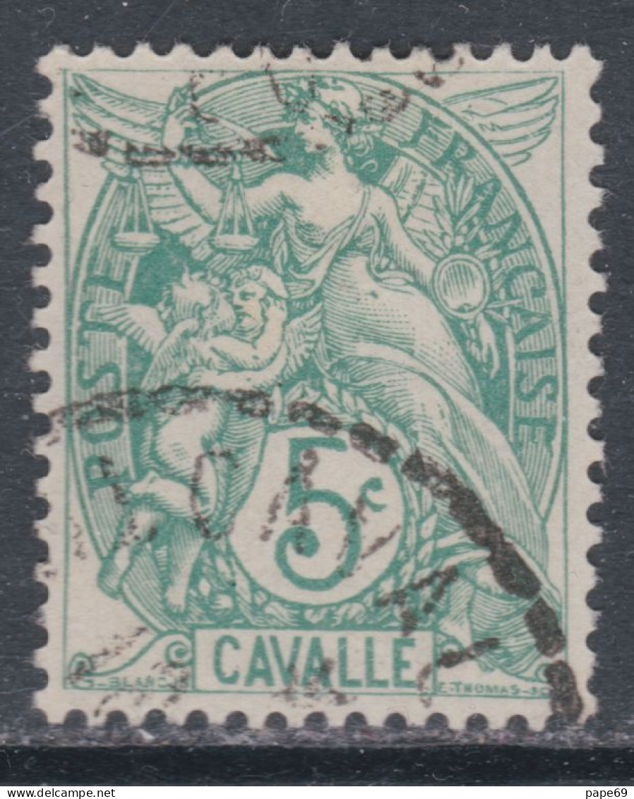 Cavalle N° 10 O  5 C. Vert-jaune Oblitération Légère Sinon TB - Usati