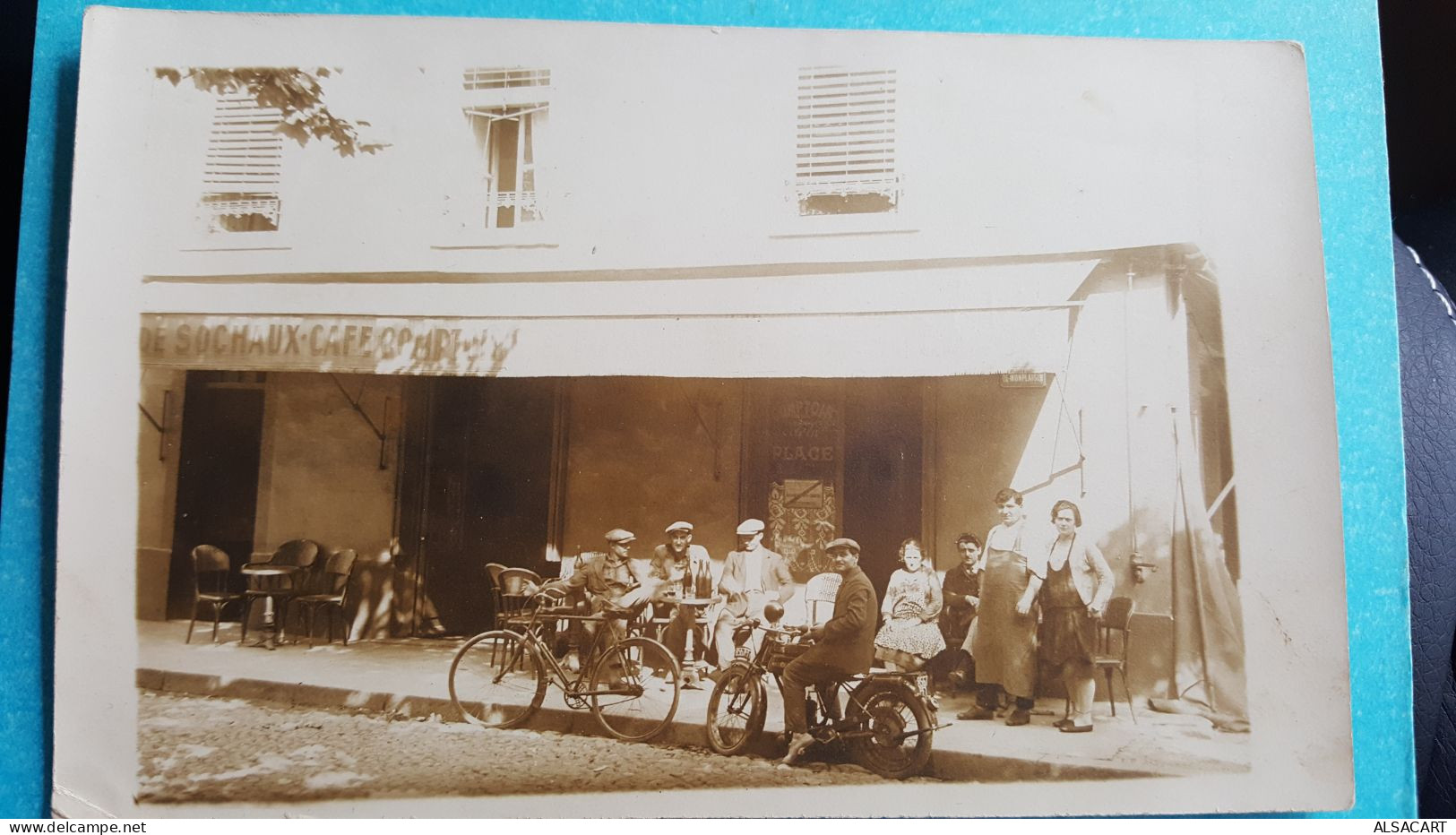 Carte Photo Café Comptoir , Bière De Sochaux  , Place Montplaisir , Devenue Ambroise Courtois , Lyon - Restaurants