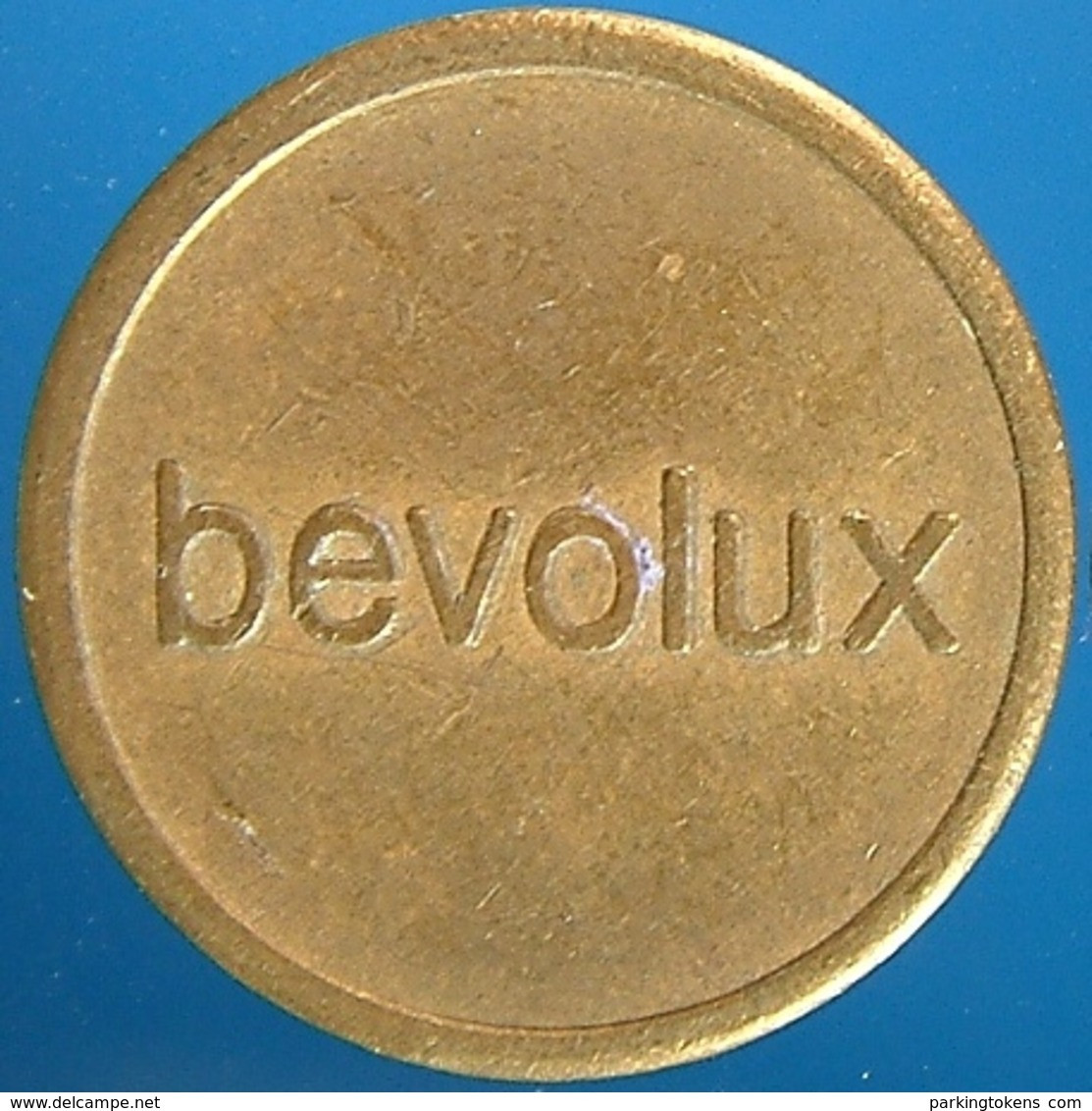 KB048-1a - BEVOLUX - Tilburg (thick Rim Small Letters) - B 20.0mm - Koffie Machine Penning - Coffee Machine Token - Firma's