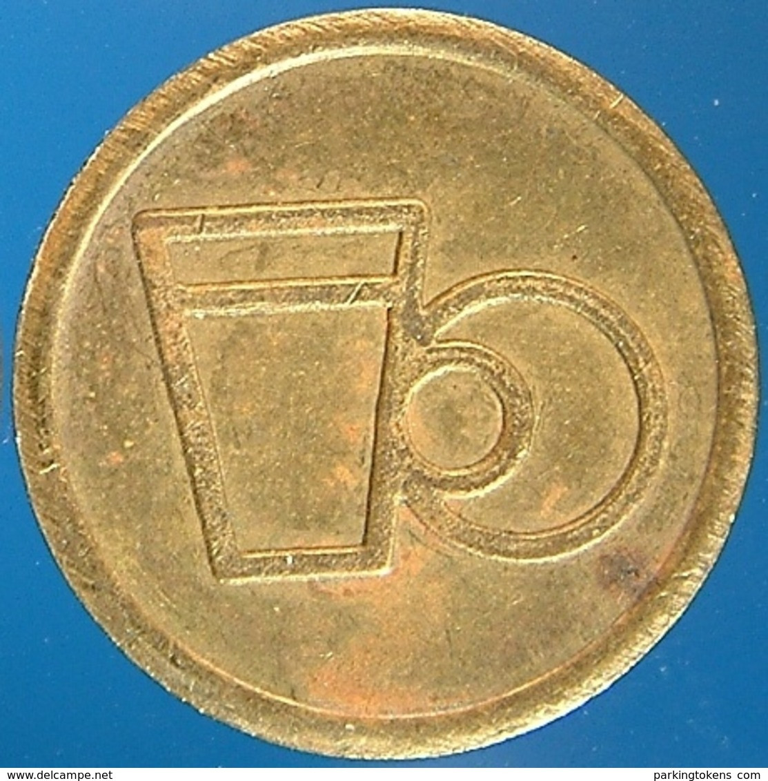 KB048-1a - BEVOLUX - Tilburg (thick Rim Small Letters) - B 20.0mm - Koffie Machine Penning - Coffee Machine Token - Professionnels/De Société