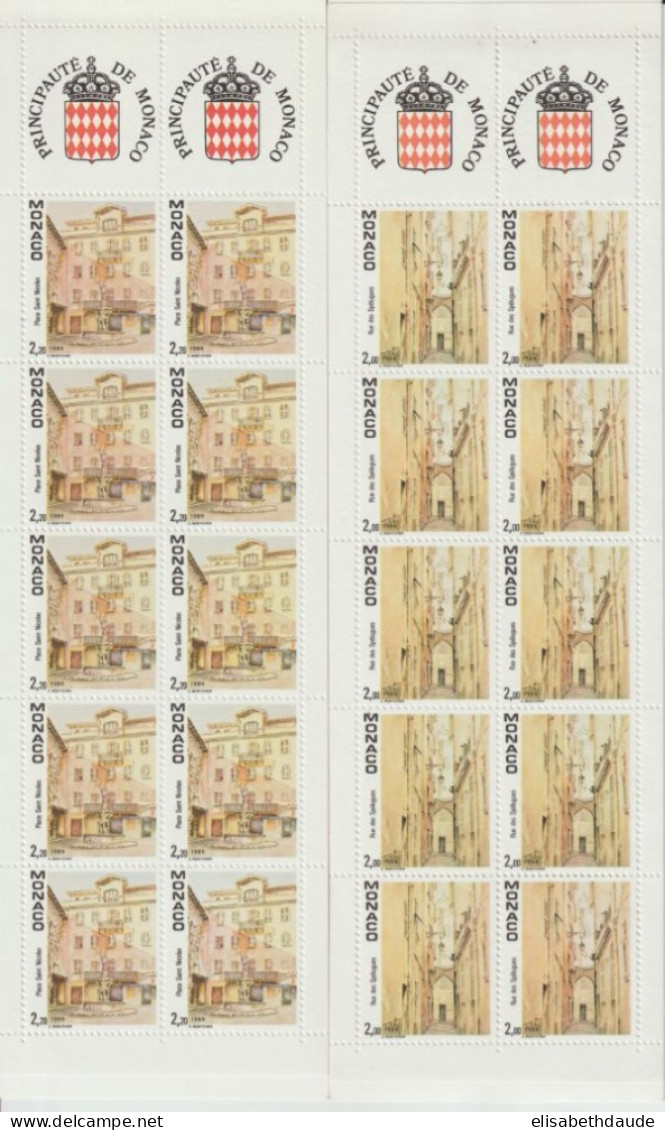 MONACO - 1989 - CARNETS N° 3/4 ** MNH - COTE YVERT 2017 = 24.5 EUR. - - Cuadernillos