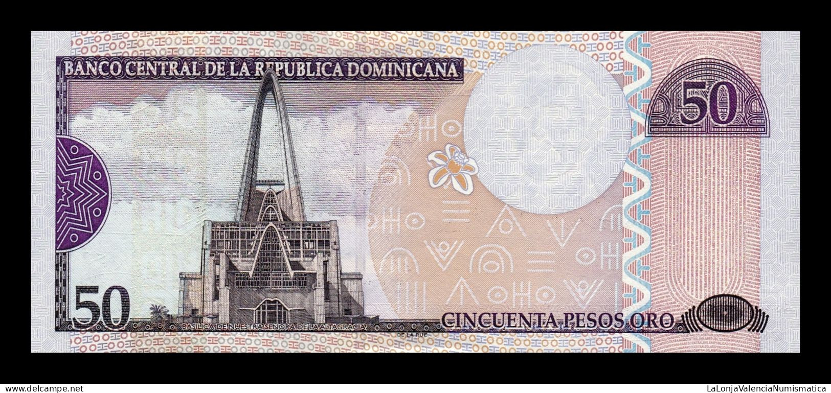 República Dominicana 50 Pesos Oro 2004 Pick 170c Sc Unc - Dominicaine