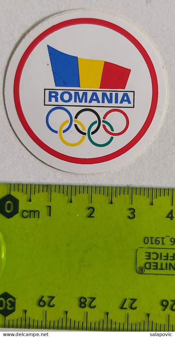 National Olympic Committee NOC ROMANIA, Sticker  Label - Bekleidung, Souvenirs Und Sonstige