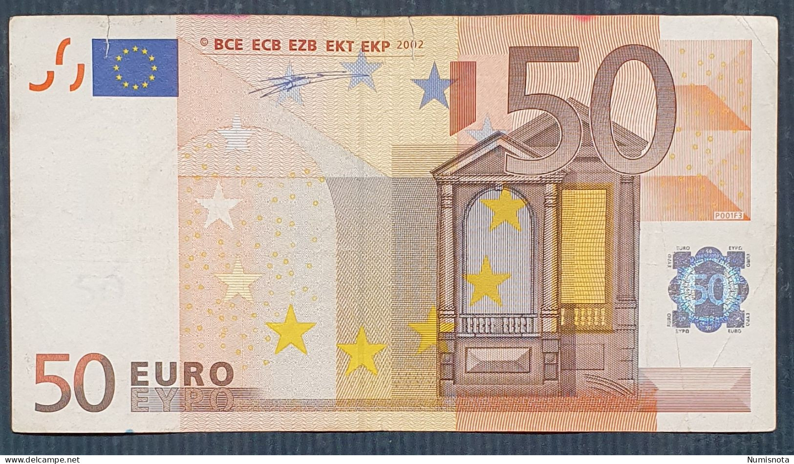 50 Euro 2002 P001 V Spain Duisenberg  RARE  Circulated - 50 Euro