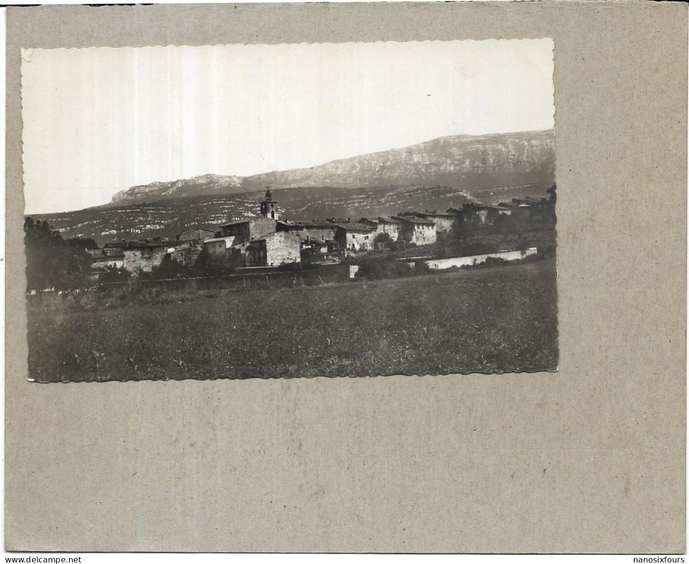 D 83. NANS LES PINS. VUE GENERALE.  CARTE ECRITE - Nans-les-Pins