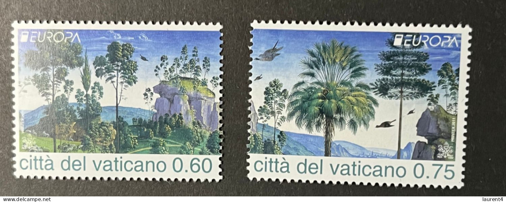 (13-5-2023 STAMP) Mint / Neuf - 2 Stamp (pair) - Vatican City 2011 - 2011