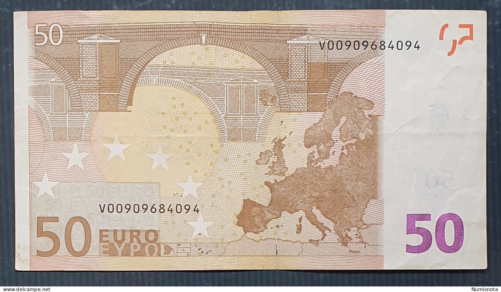 50 Euro 2002 M002 V Spain Duisenberg V00 Nº MUY BAJO  / LOW SERIAL Circulated - 50 Euro