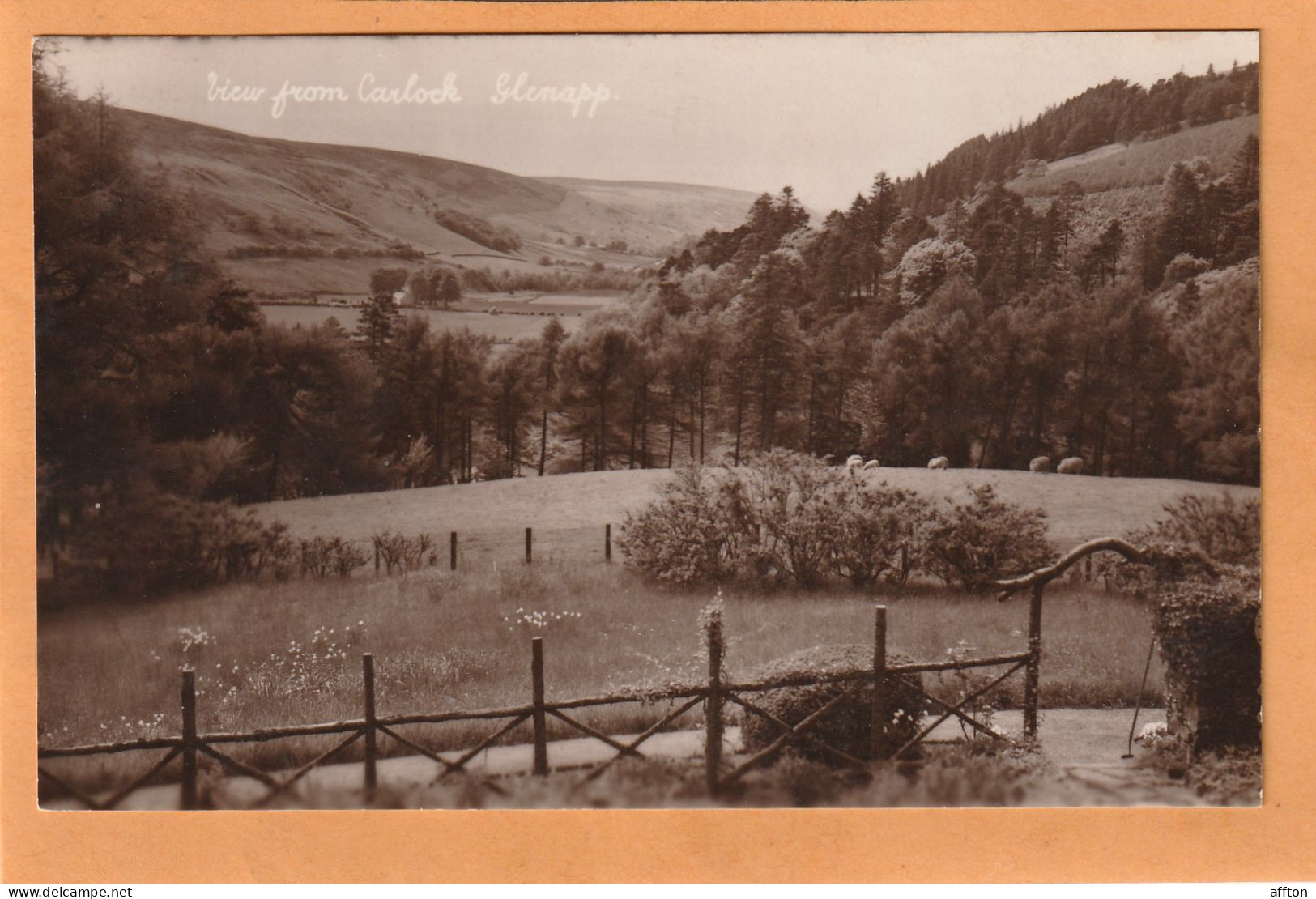 Girvan Glenapp UK Old Real Photo Postcard - Ayrshire