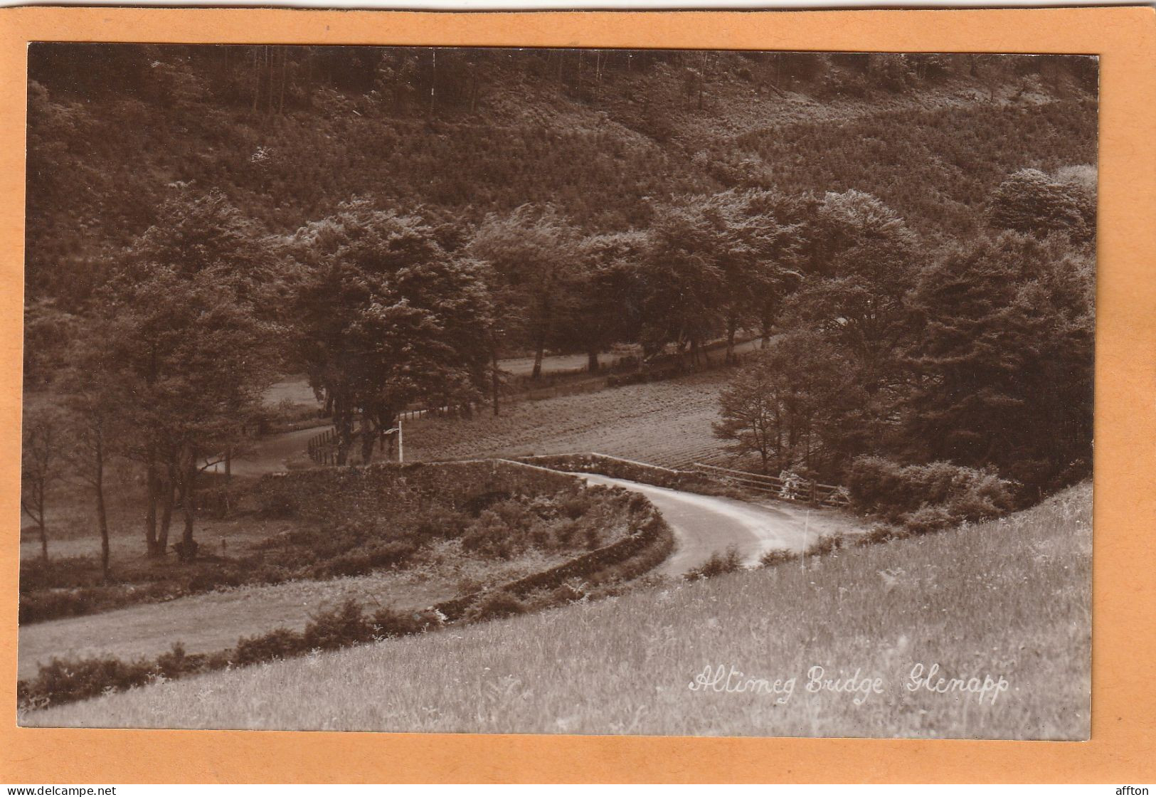 Girvan Glenapp UK Old Real Photo Postcard - Ayrshire