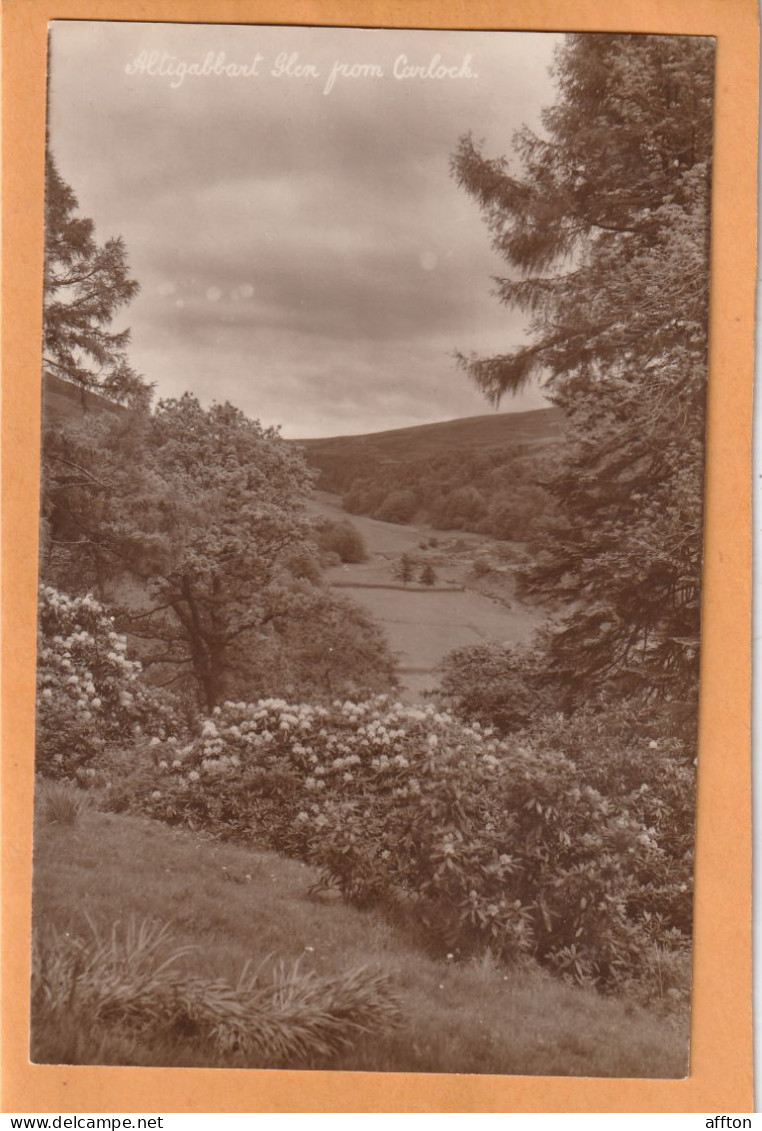 Girvan Glenapp UK Old Real Photo Postcard - Ayrshire