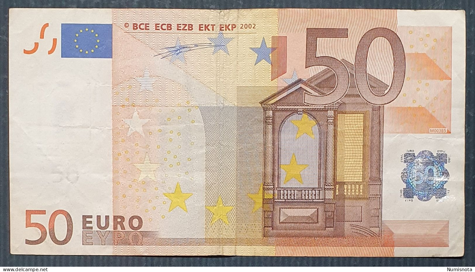 50 Euro 2002 M003 V Spain Duisenberg Circulated - 50 Euro