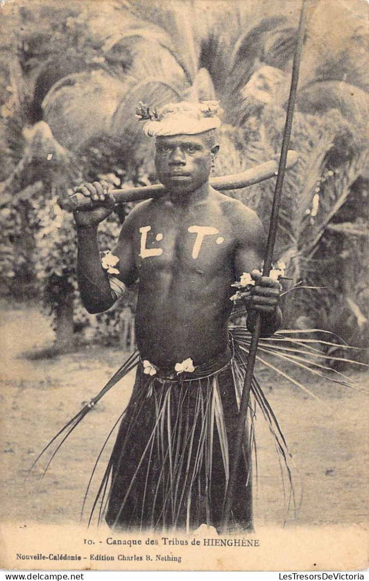 Nouvelle Calédonie - Canaques Des Tribus De Hienghène - Carte Postale Ancienne - Nouvelle Calédonie