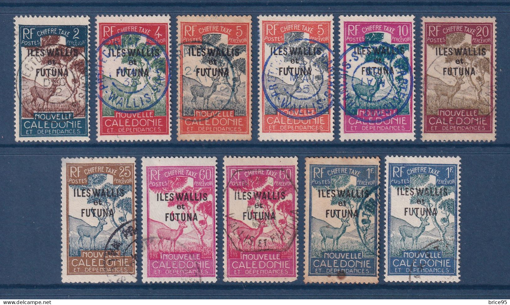 Wallis Et Futuna - Taxe - YT N° 11 à 23 - Oblitéré - Non Complète - 1930 - Postage Due