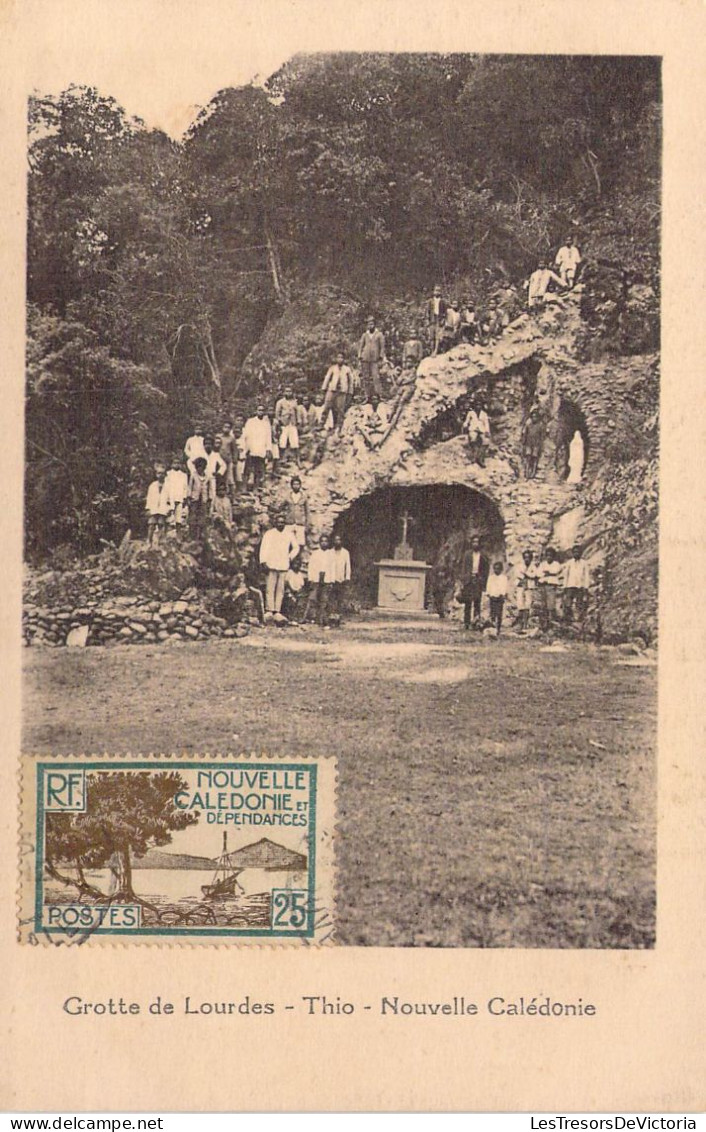 Nouvelle Calédonie - Thio - Grotte De Lourdes - Carte Postale Ancienne - Nouvelle Calédonie