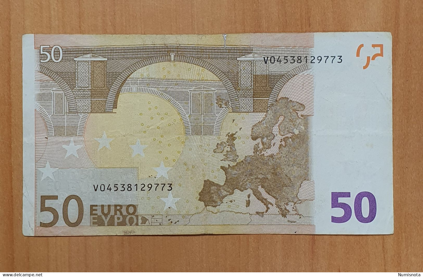 50 Euro 2002 M005 V Spain Duisenberg Circulated - 50 Euro