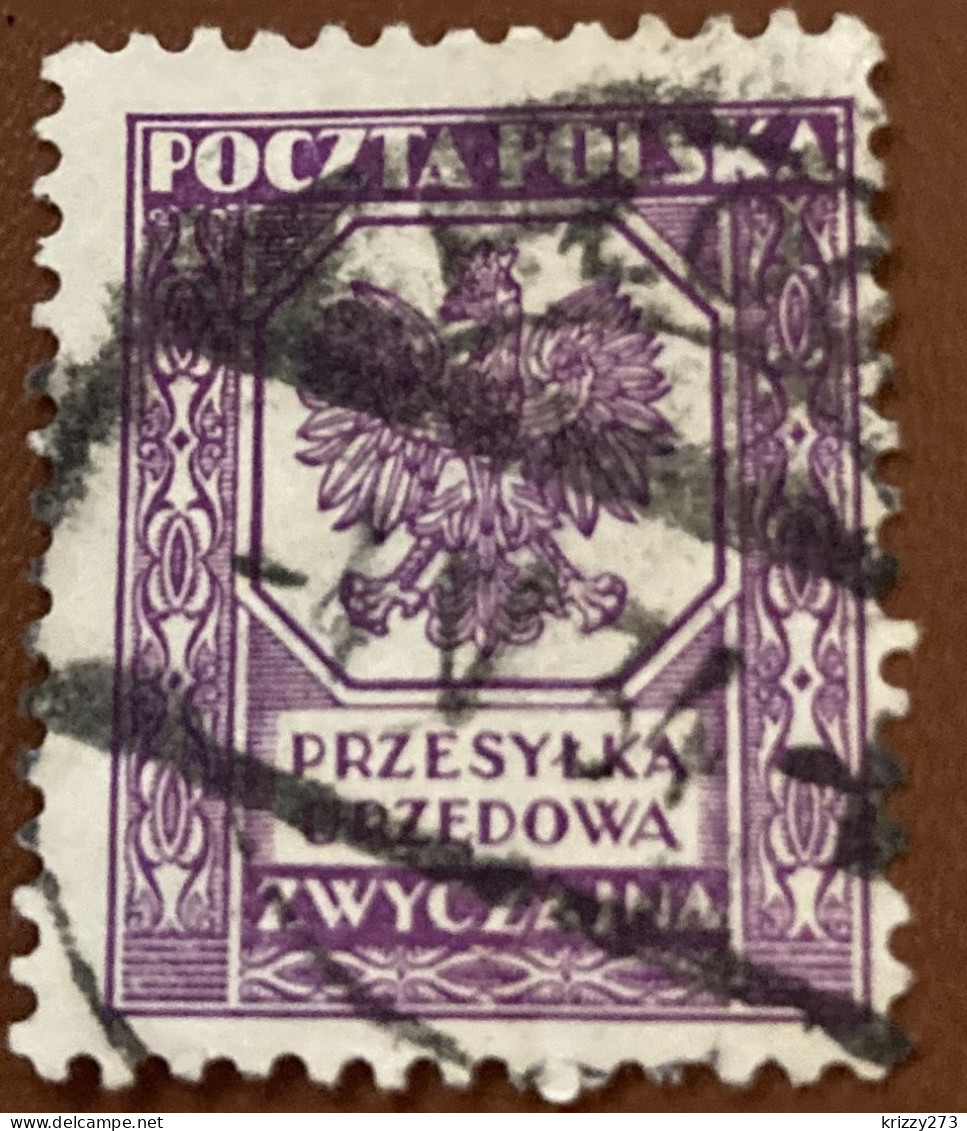 Poland 1933 Coat Of Arms - Polish Eagle - Used - Officials