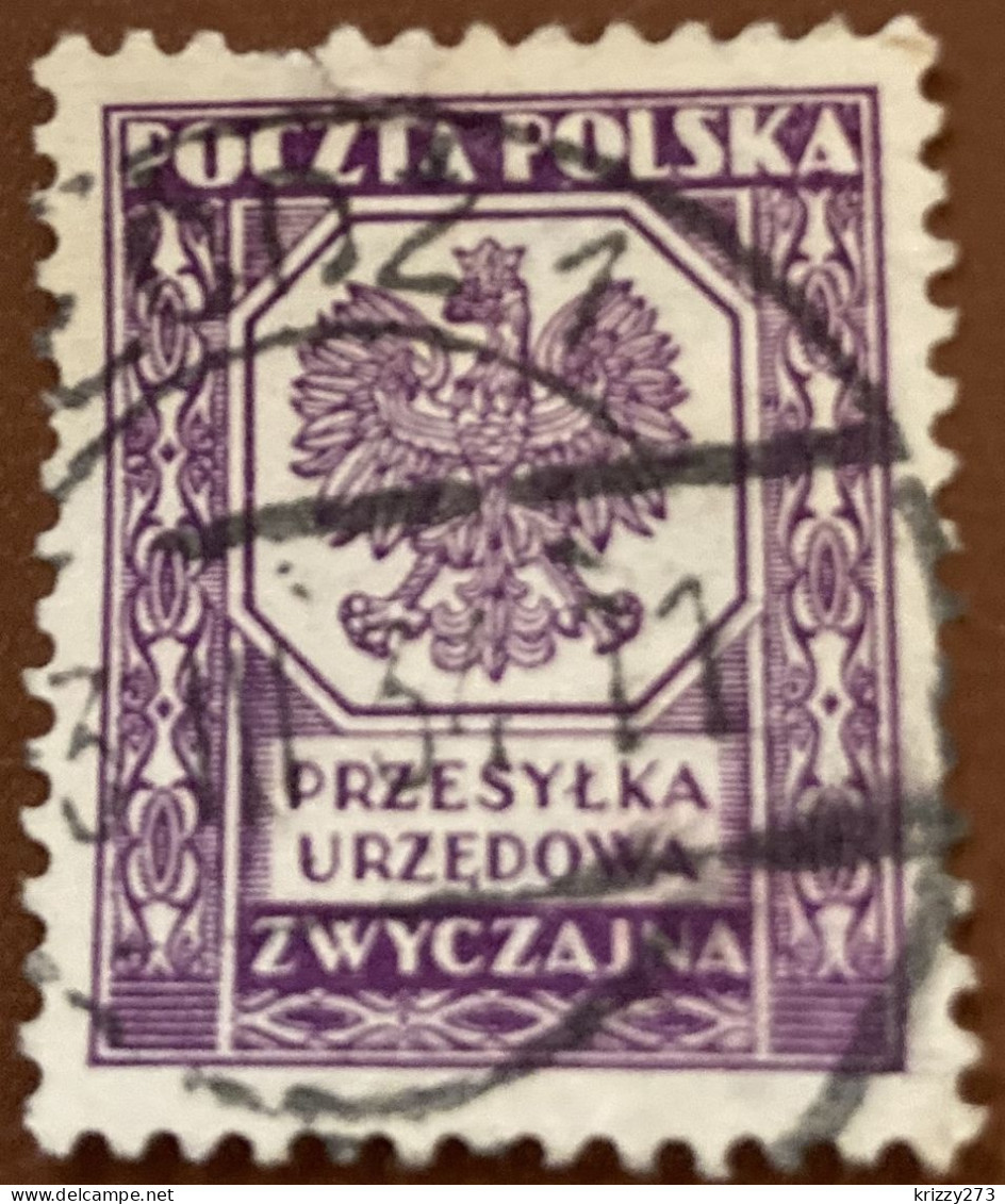 Poland 1933 Coat Of Arms - Polish Eagle - Used - Officials