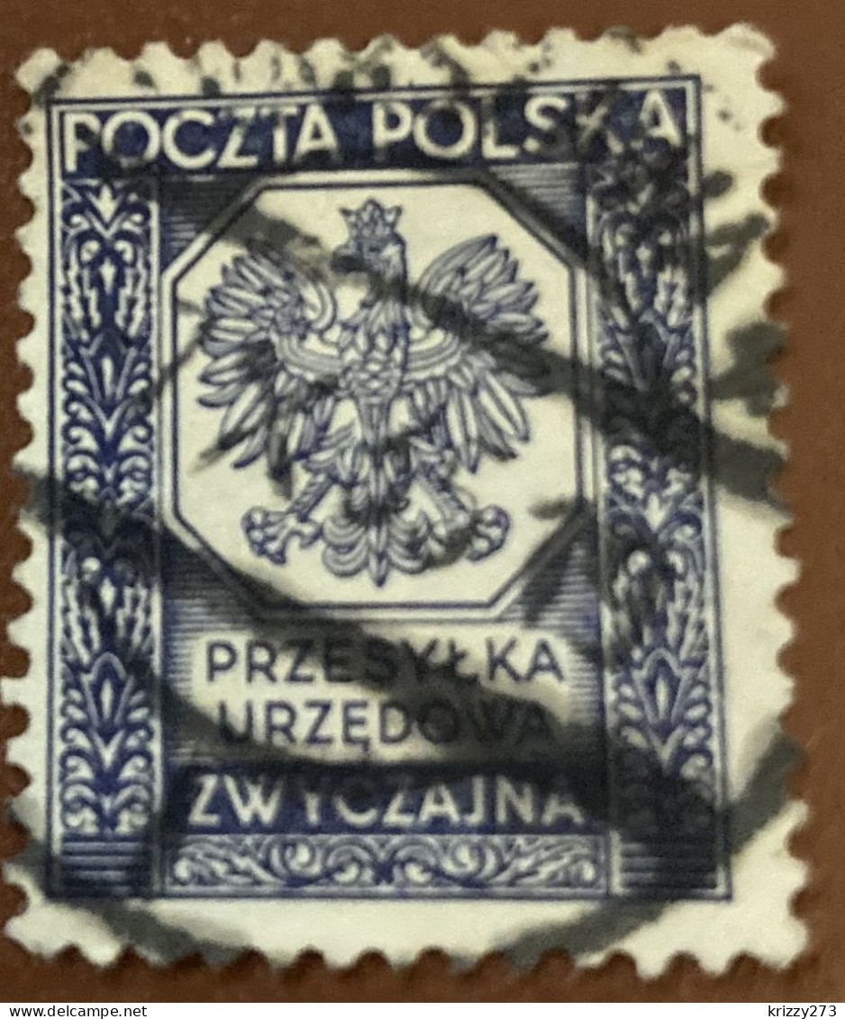 Poland 1935 Coat Of Arms - Polish Eagle - Used - Officials