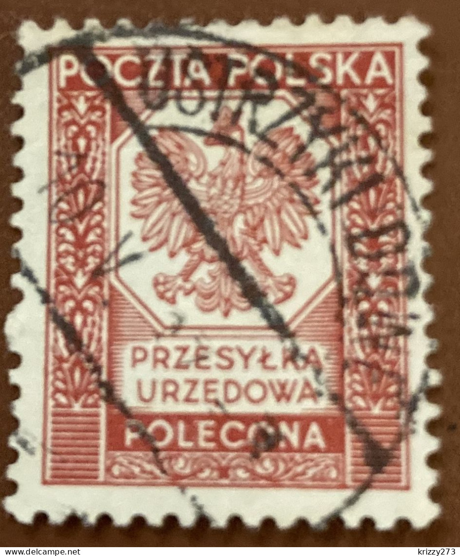 Poland 1935 Coat Of Arms - Polish Eagle - Used - Service