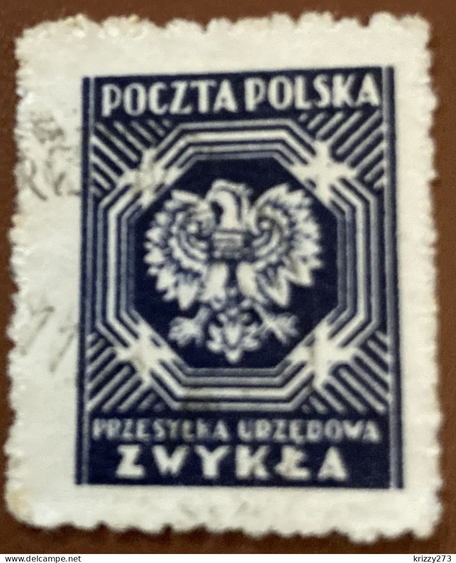 Poland 1946 Coat Of Arms - Polish Eagle - Used - Officials