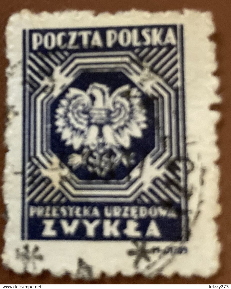 Poland 1946 Coat Of Arms - Polish Eagle - Used - Officials