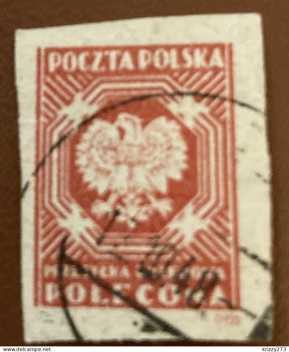 Poland 1950 Coat Of Arms - Polish Eagle - Used - Service