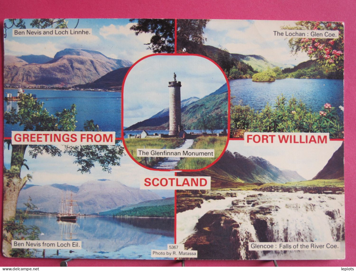 Ecosse - Greetings From Fort William - Inverness-shire