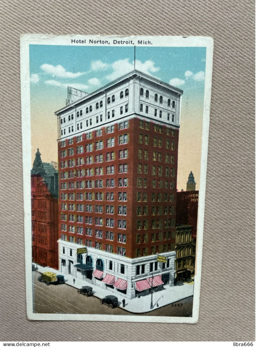 Hotel Norton, Detroit, Mich. / 8247 / 1922 - Detroit