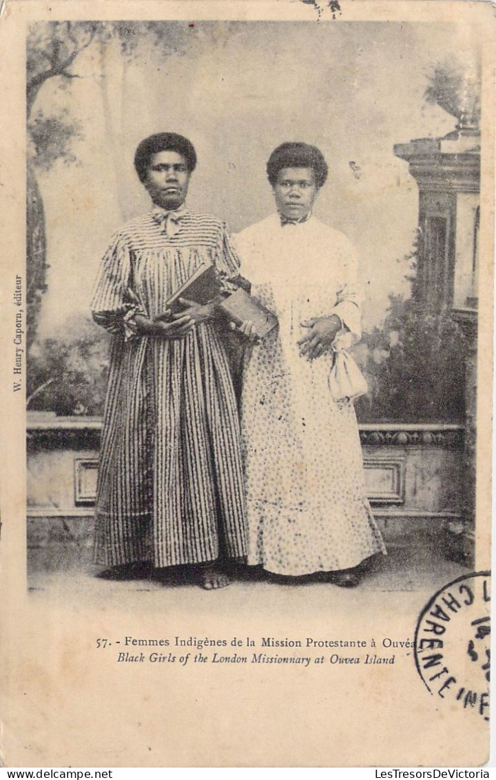 Nouvelle Calédonie - Femme Indigènes De La Mission Protestante à Ouvéa - Carte Postale Ancienne - Nouvelle Calédonie