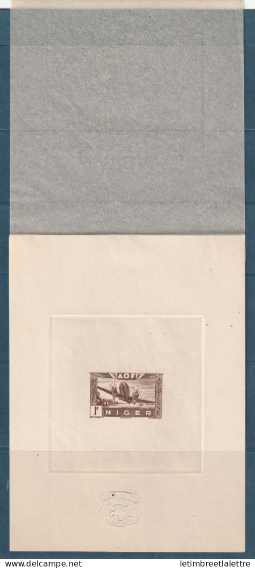 Niger - Epreuve De Luxe - Poste Aérienne - YT N° 11 - 1942 - Unused Stamps