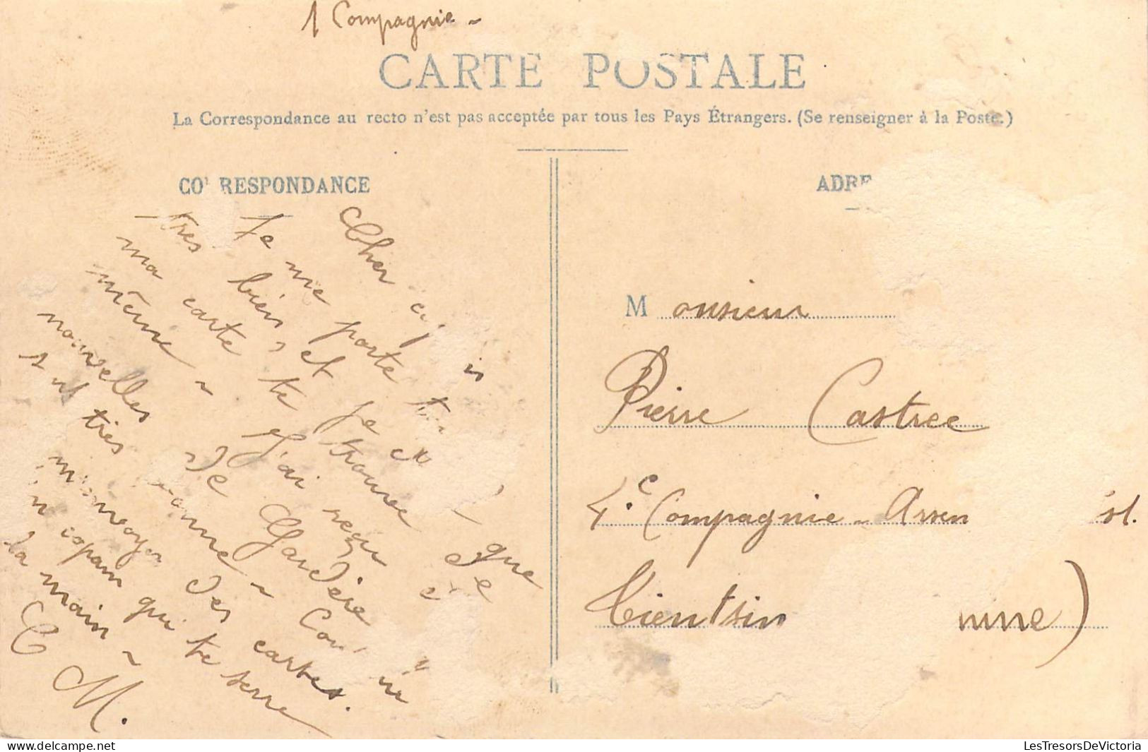 Polynésie Française - Homme Et Femme - Nouvelles Hébrides - Carte Postale Ancienne - Polynésie Française