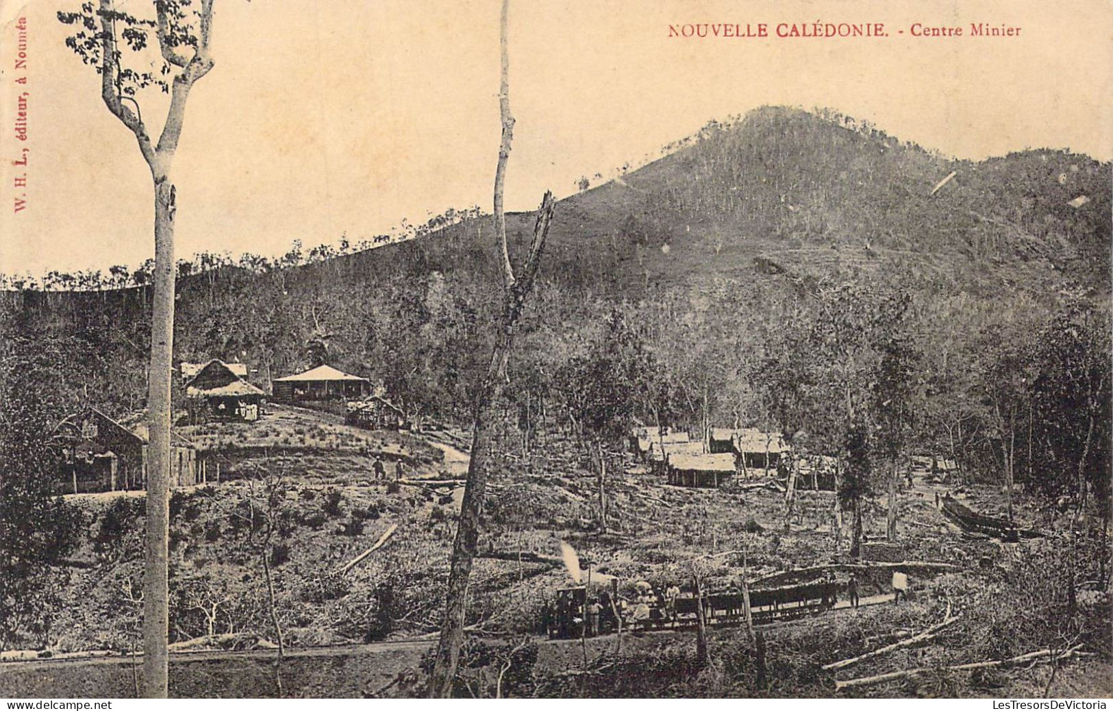 NOUVELLE CALEDONIE - Centre Minier - Carte Postale Ancienne - Nouvelle Calédonie