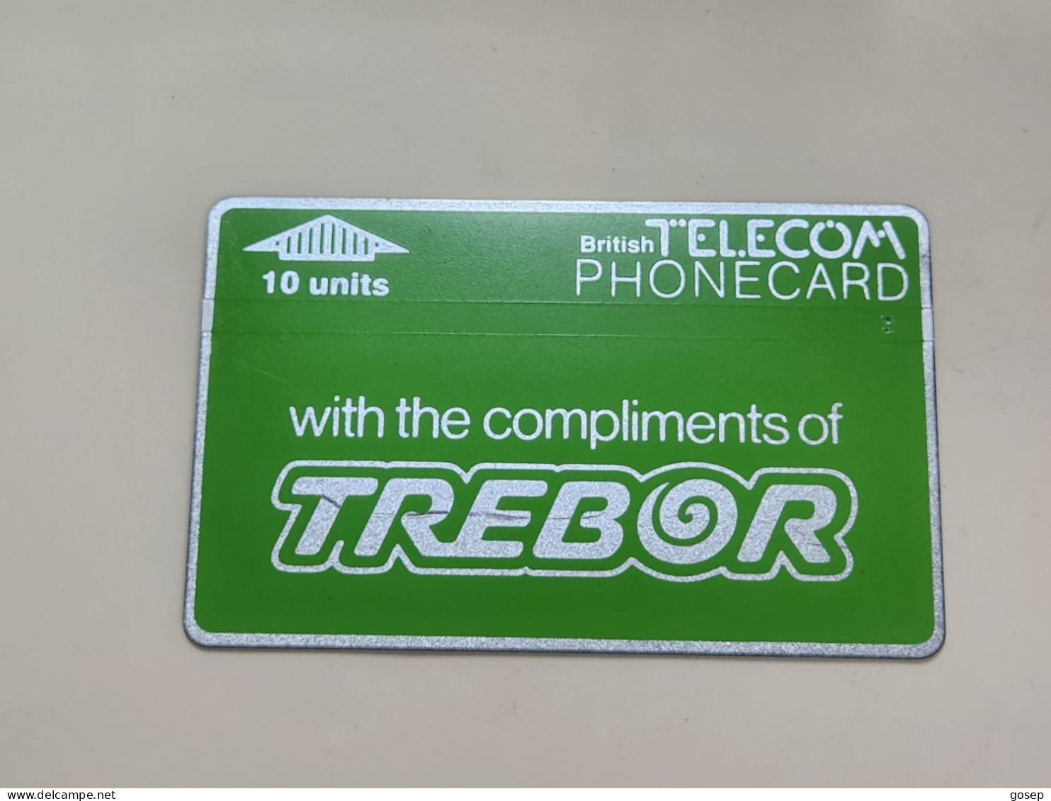 United Kingdom-(bta003)-TREBOR-(7)-(10units)-(747E18141)-price Cataloge20.00£-used Card+1card,prpiad Free - BT Werbezwecke