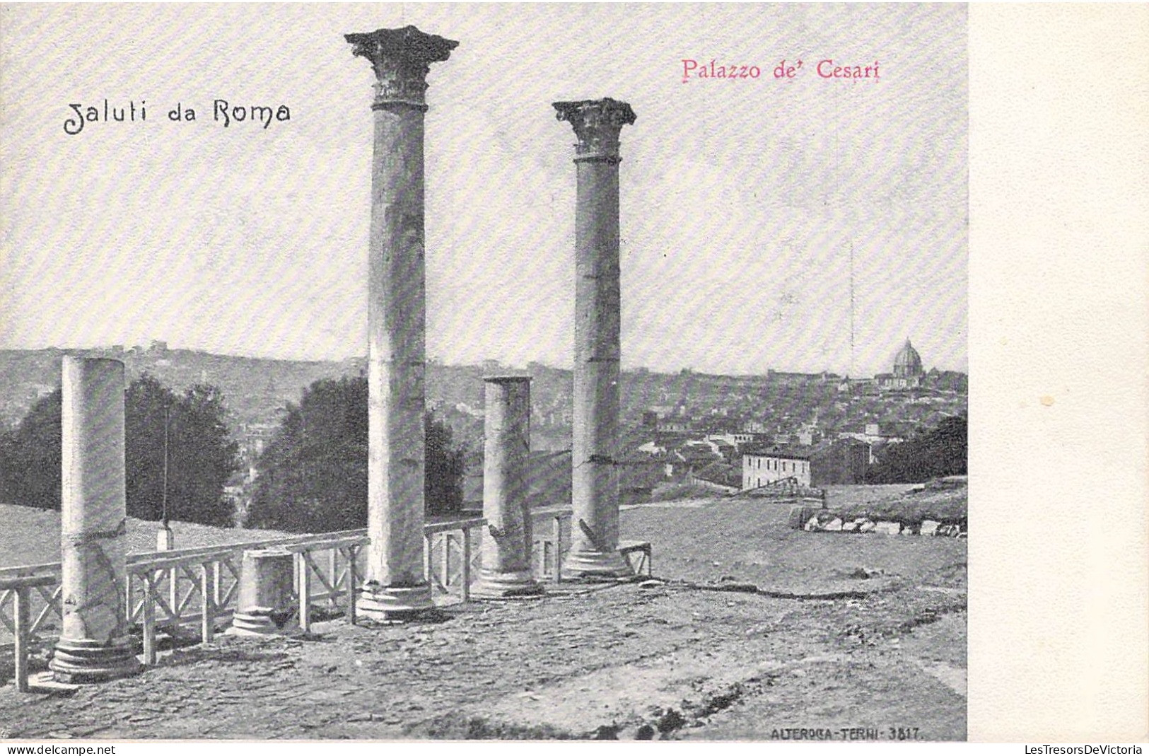 ITALIE - Saluti Da Roma - Palazzo De' Cesari - Carte Postale Ancienne - Autres Monuments, édifices