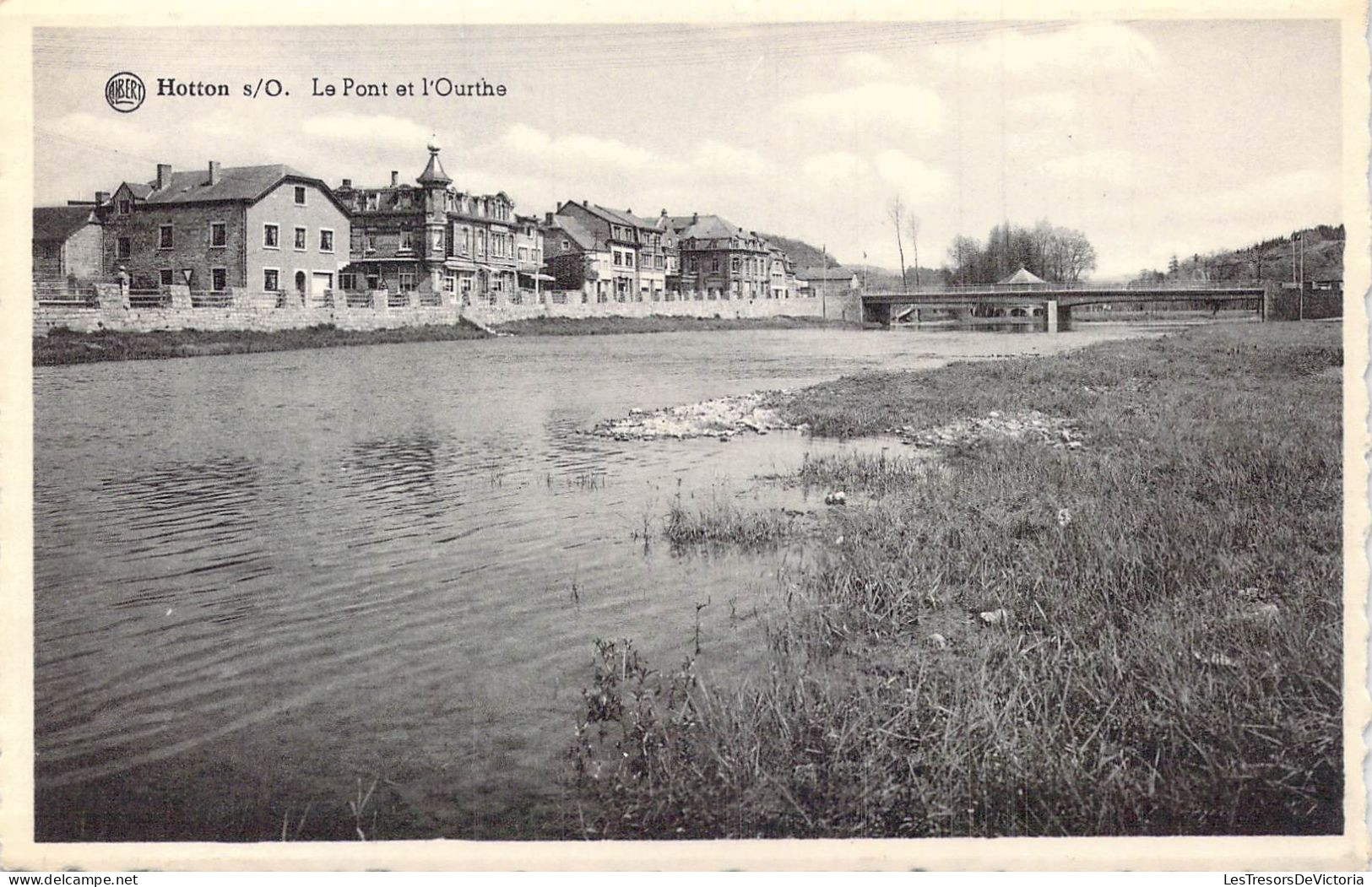 BELGIQUE - Hotton Sur Ourthe - Le Pont Et L'Ourthe - Carte Postale Ancienne - Hotton