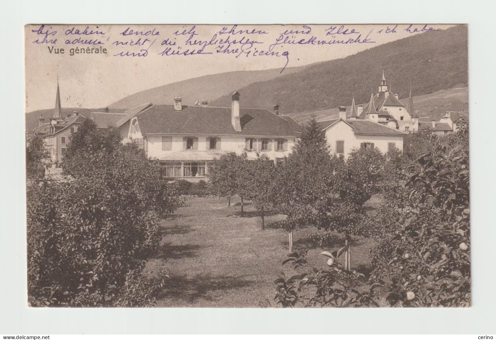 CRESSIER:  VILLA  RAFA  -  PENSIONNAT  DE  DEMOISELLES  -  PHOTO  -  NACH  BERLIN  -  KLEINFORMAT - Cressier