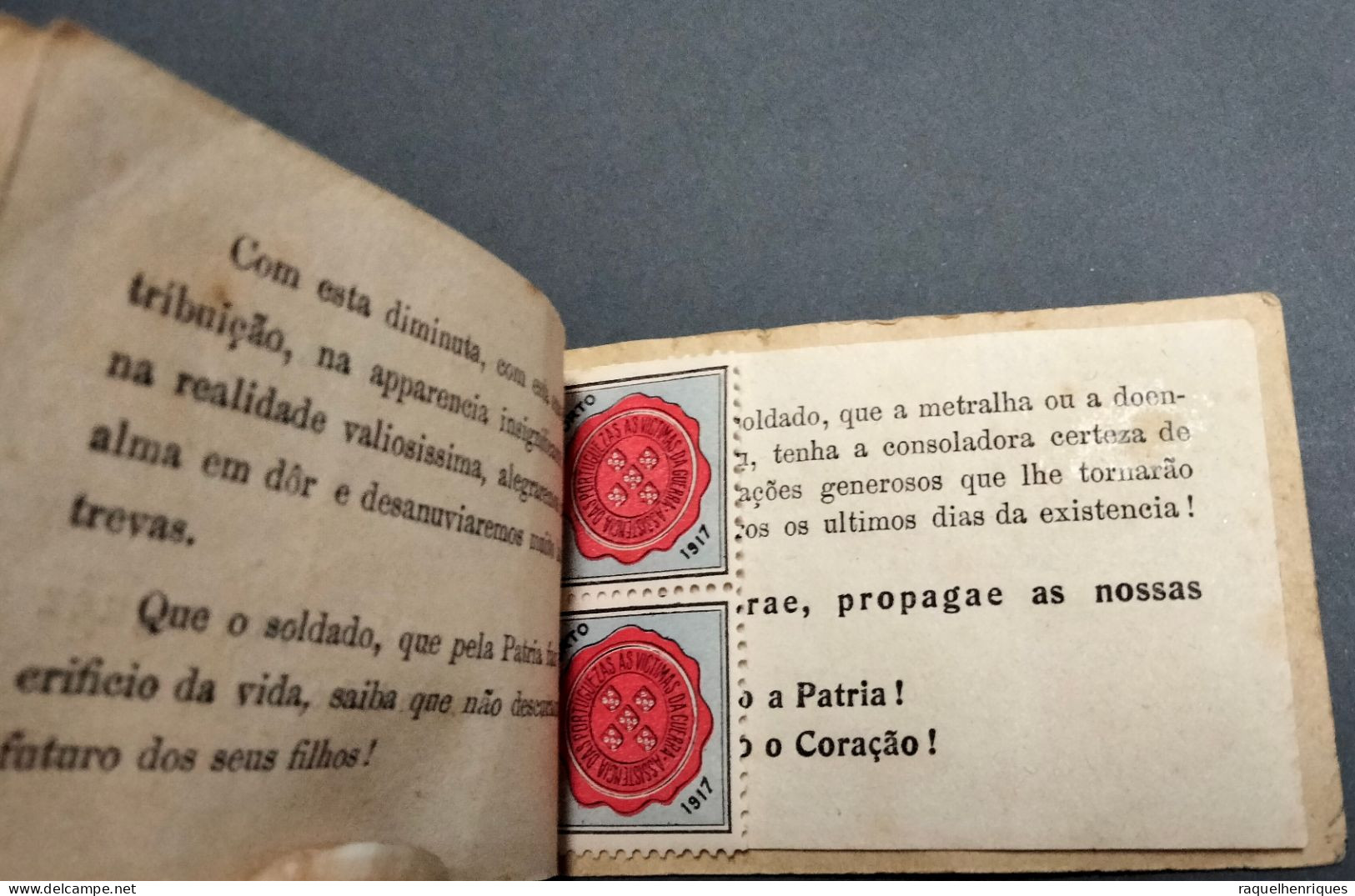 PORTUGAL CADERNETA DE SELOS - CINDERELAS - OBREIAS PATRIOTICAS - PORTO - ASSISTENCIA ÀS VITIMAS DA GUERRA (PLB4#40) - Ongebruikt