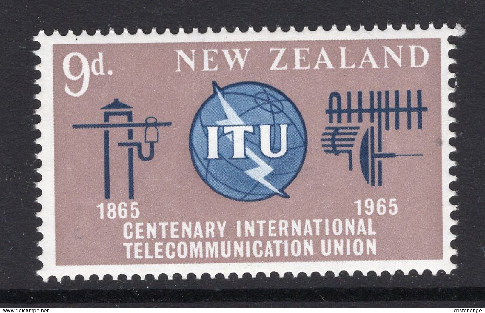 New Zealand 1965 ITU Centenary MNH (SG 828) - Neufs