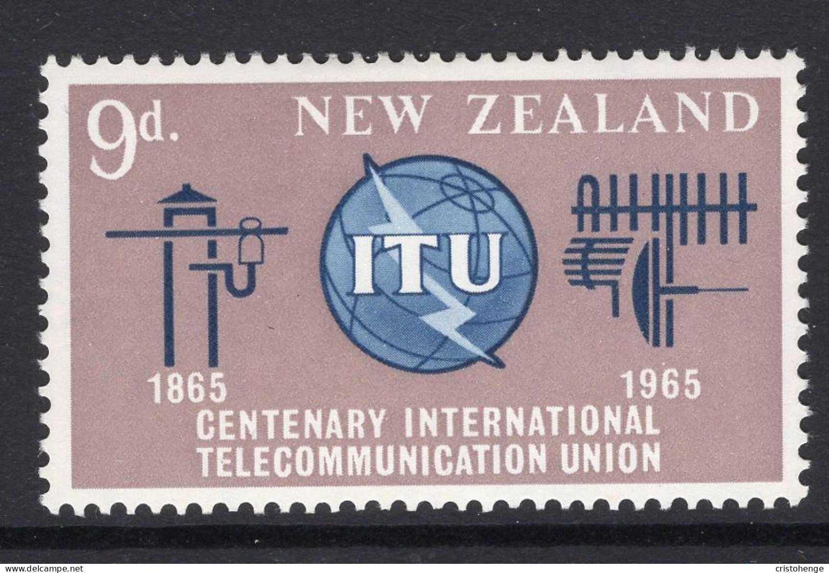 New Zealand 1965 ITU Centenary HM (SG 828) - Neufs