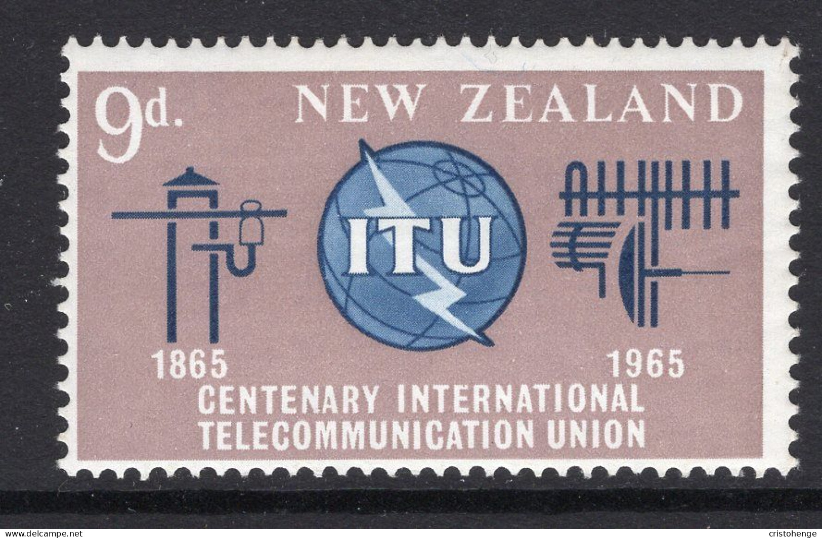 New Zealand 1965 ITU Centenary HM (SG 828) - Neufs