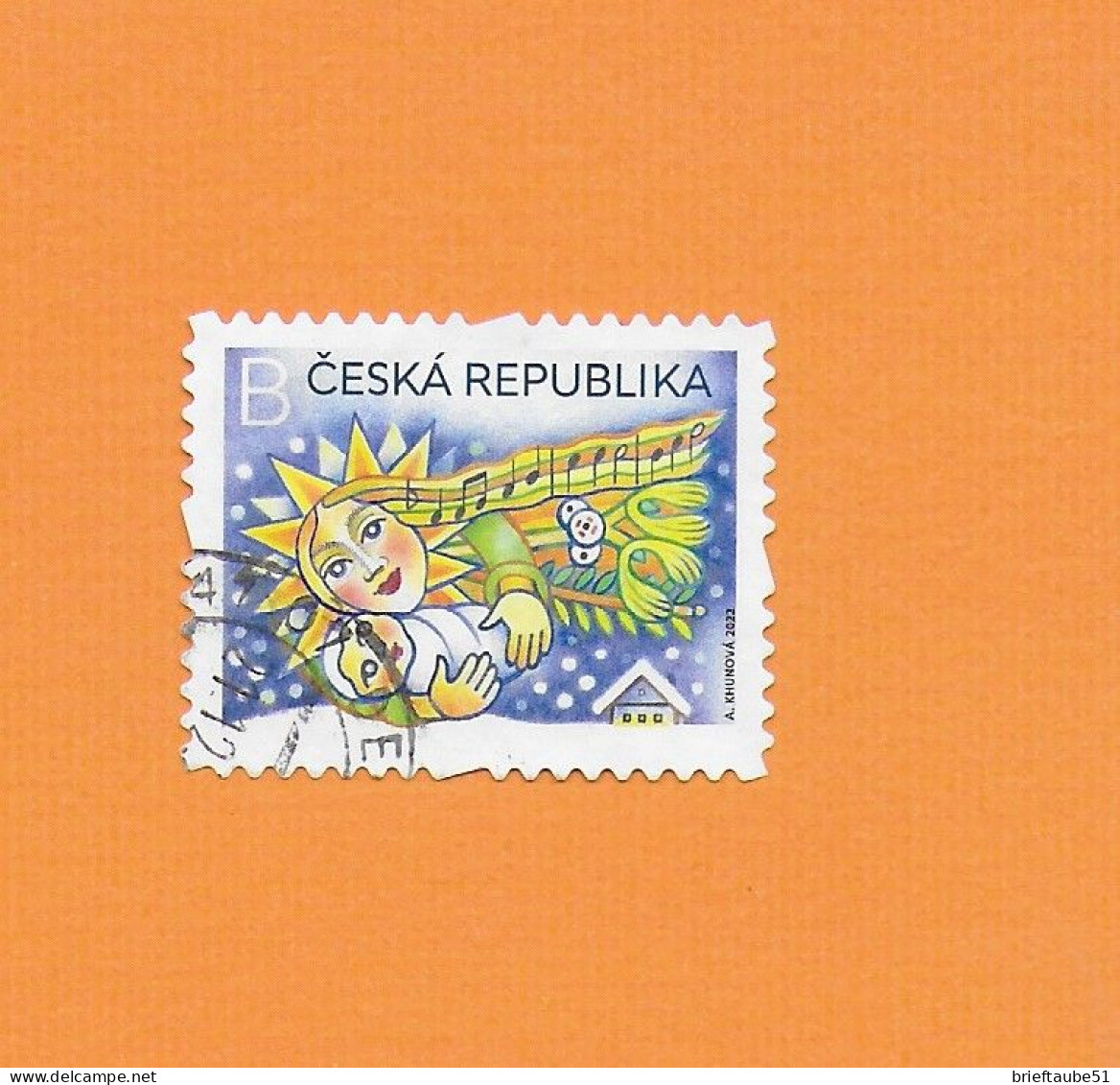 CZECH REPUBLIC 2022  Gestempelt°used  "WEIHNACHTEN # CHRISTMAS # ENGEL # CHRISTKIND" - Oblitérés