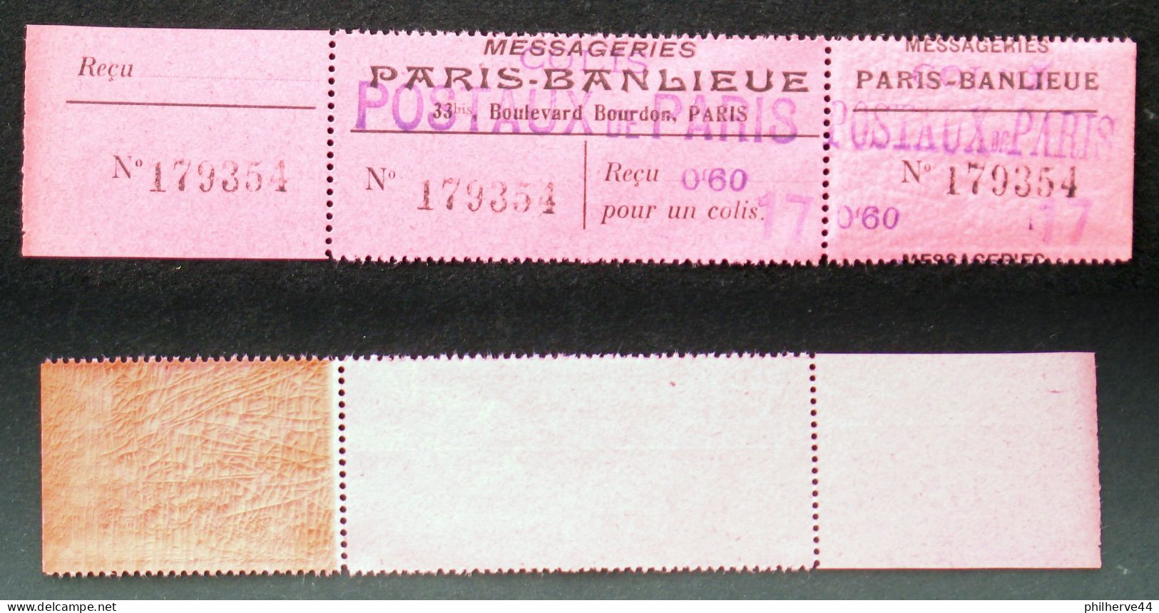 COLIS POSTAUX PARIS N° 67 Neuf N** TB Cote 200€ - Nuevos