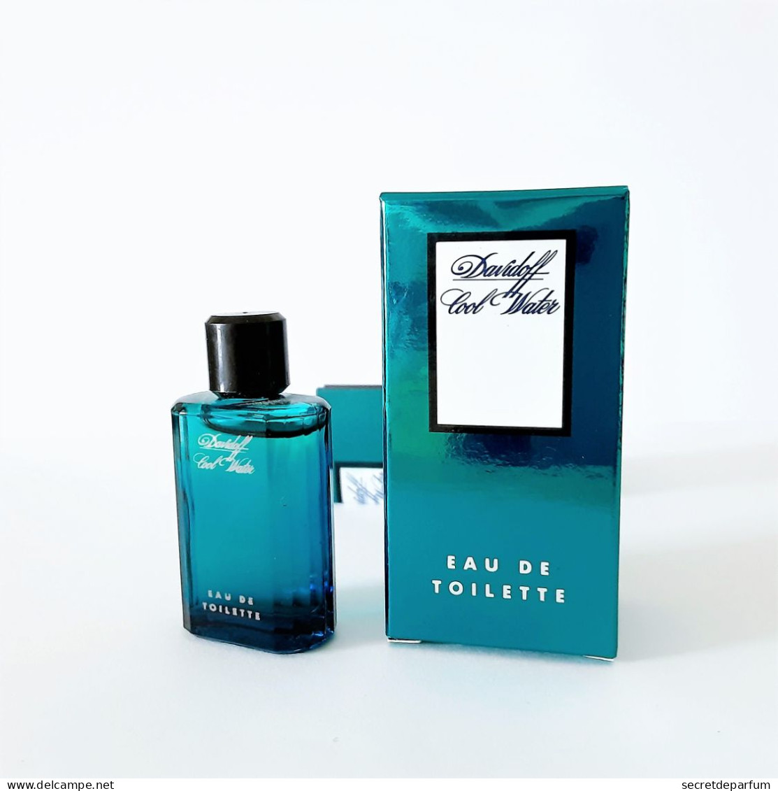 Miniatures De Parfum     COOL  WATER De DAVIDOFF  EDT 3.5 Ml   + Boite - Mignon Di Profumo Uomo (con Box)