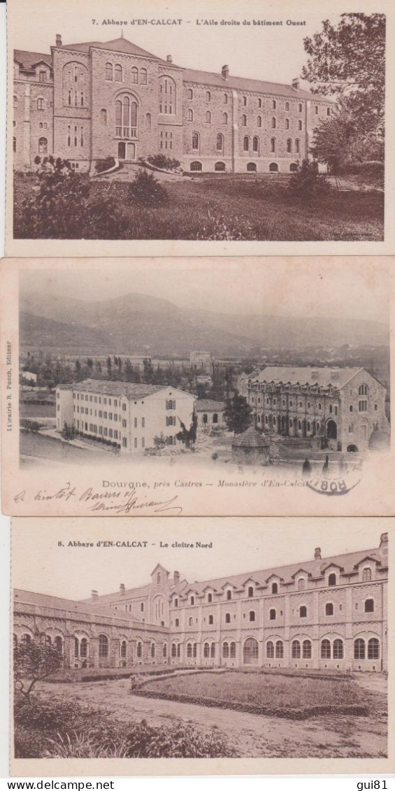 CPA - DOURGNE - ABBAYE D'EN CALCAT ( Lot De 34 Cartes ) - Dourgne