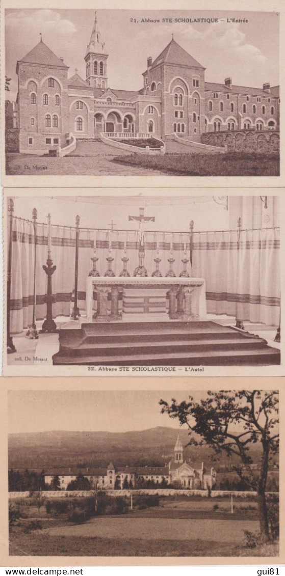 CPA - DOURGNE - ABBAYE d'EN CALCAT ( lot de 34 cartes )