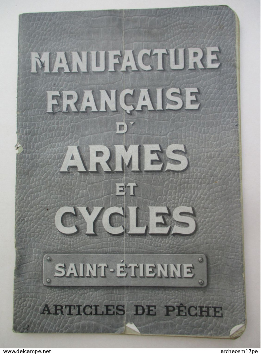 Catalogue De La Manufacture Française D'armes Et Cycles Saint-Etienne Articles De Pêche à La Ligne à La Mouche Hameçons - Sport & Turismo