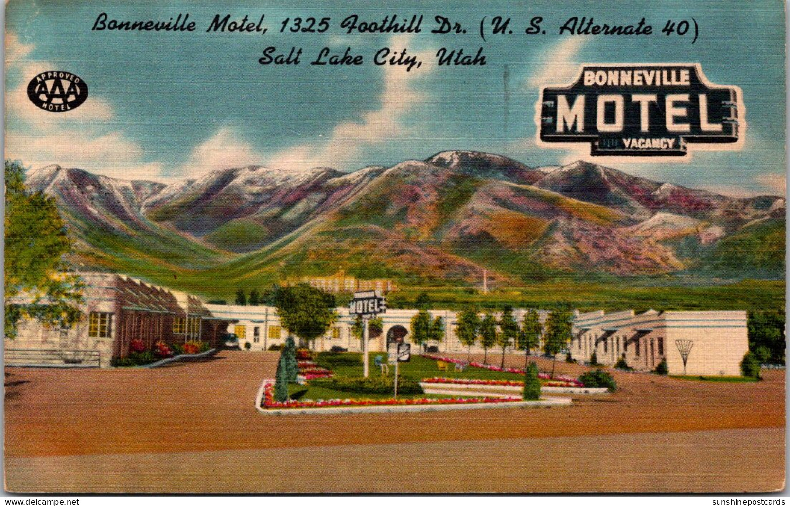 Utah Salt Lake City The Bonneville Hotel 1948 - Salt Lake City