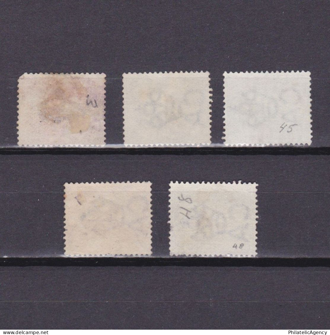 WESTERN AUSTRALIA 1885, SG# 94-100, Part Set, Wmk Crown CA, Swan, Used - Gebruikt