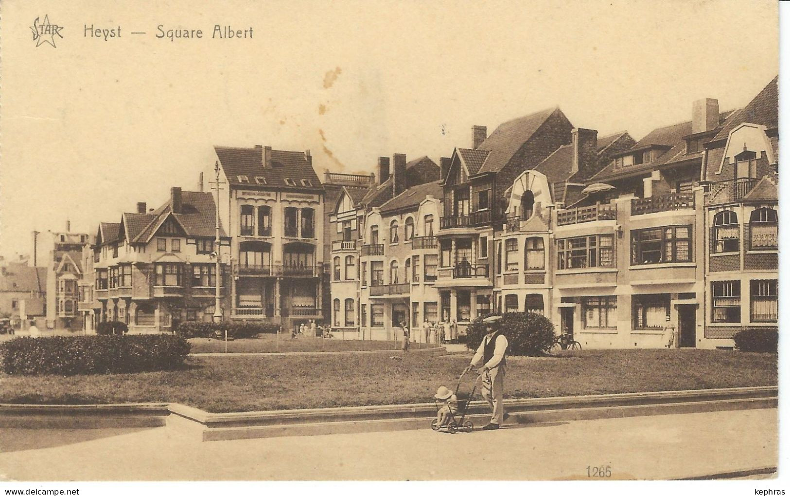 HEYST - HEIST : Square Albert - Cachet De La Poste 1947 - Heist
